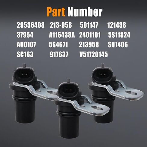 29536408 3pcs Transmission Speed Sensor Kit for Allison LCT 1000/2000/2400 for 2001-2015 Silverado 2500 3500 for Gmc Sierra 2500 3500 213-958 917-637 in Saudi Arabia
