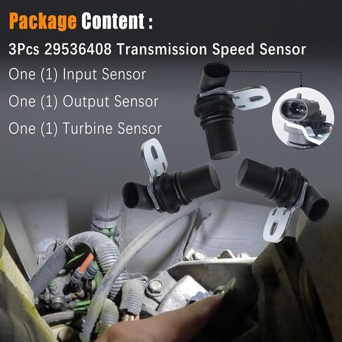 29536408 3pcs Transmission Speed Sensor Kit for Allison LCT 1000/2000/2400 for 2001-2015 Silverado 2500 3500 for Gmc Sierra 2500 3500 213-958 917-637 in Saudi Arabia