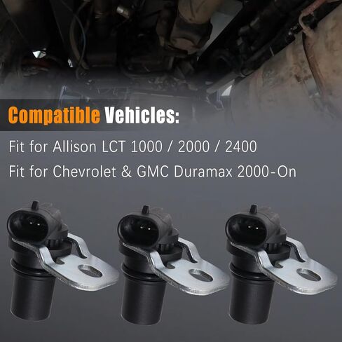 29536408 3pcs Transmission Speed Sensor Kit for Allison LCT 1000/2000/2400 for 2001-2015 Silverado 2500 3500 for Gmc Sierra 2500 3500 213-958 917-637 in Saudi Arabia
