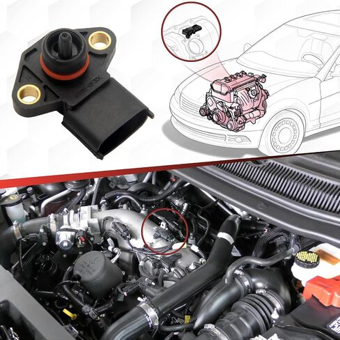 39200-27400 مستشعر الضغط المطلق متعددة متوافق مع سفر التكوين كوبيه 2010 2011 2012 2.0L L4 in Kuwait