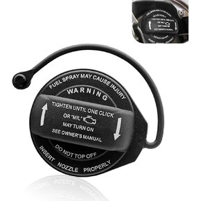 Pack-1 Car Fuel Tank Cap, 5C0201550T 5Q0201550L, Fuel Filler Cap Replacement Parts, Compatible with Volkswagen Audi (Black) in Saudi Arabia