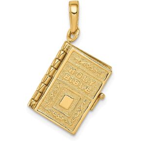 Roy Rose Jewelry 14K Yellow Gold Lord's Prayer Bible Pendant in Kuwait