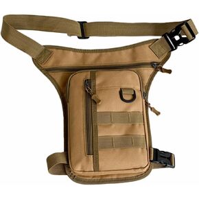 Nylon Drop Leg Bag Motorcycle Bike Thigh Bag Military Tactical Ride Cross Crossbody Pack Cycling Hiking Waist Pouch Digital Camouflage in Saudi Arabia