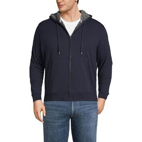 Lands' End Men's Serious Sweats Full Zip Sherpa Fleece Hoodie in Saudi Arabia