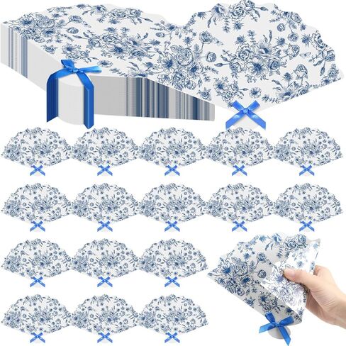 60 Pcs Capri Plastic Hand Fans with Bow Bulk Wedding Favor Fans for Guests Gifts Plastic Capri Lemon Handheld Decorations for Mediterranean Bridal Shower Bridesmaid Party in Saudi Arabia