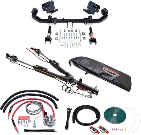Roadmaster Nighthawk Tow Bar و Baseplate Combo مع مجموعة الأسلاك الصمام الثنائي الذكية لتوافق. المصابيح تناسب 2023 2024 الإعتدال مع المصابيح الخلفية المتوهجة | يشمل شارات in Saudi Arabia