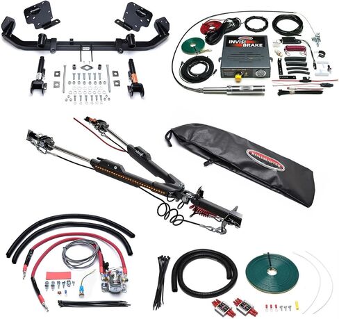 Roadmaster Nighthawk Tow Bar و Combo Baseplate مع مجموعة الأسلاك ، مفتاح البطارية ونظام Invisibrake يناسب 2023 2024 الإعتدال مع المصابيح الخلفية المتوهجة | يشمل شارات in Saudi Arabia