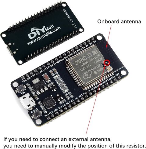 ESP32 Expansion Board, ESP32-IO Sensor Expansion Shield for DIYmall ESP32-WROOM-32 ESP32 Development Board in Saudi Arabia