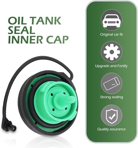 غطاء خزان وقود CAR-1 CAR ، 5C0201550T 5Q0201550L ، قطع غيار استبدال حشو الوقود ، متوافق مع فولكس واجن أودي (أسود) in Saudi Arabia