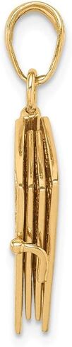 Roy Rose Jewelry 14K Yellow Gold Lord's Prayer Bible Pendant in Saudi Arabia