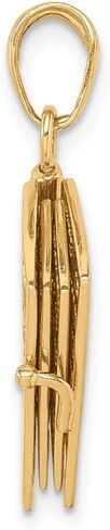 Roy Rose Jewelry 14K Yellow Gold Lord's Prayer Bible Pendant in Saudi Arabia