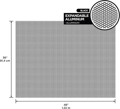 M-D Building Products 57406 3-Feet by 4-Feet EM-2 Expanded Aluminum in Kuwait