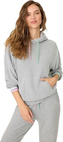 PJ Salvage Women's Peachy Party Courtside Hoodie in Saudi Arabia
