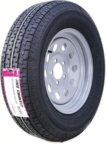 مجموعة عجلات إطارات المقطورة ST225/90R16 14-Ply G 127L 8 Lug on 6.5 "PCD Silver Mod Rim in Saudi Arabia