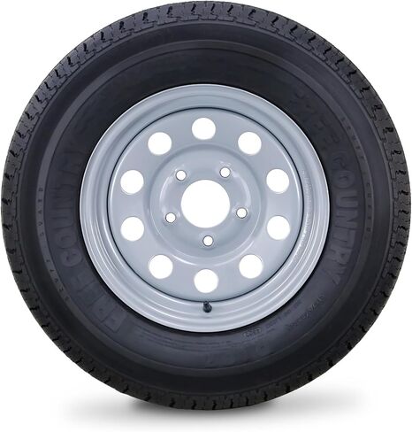 مجموعة عجلات إطارات المقطورة ST225/90R16 14-Ply G 127L 8 Lug on 6.5 "PCD Silver Mod Rim in Saudi Arabia