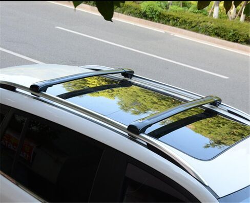 Lequer Fits for KIA All New Carnival 2021-2025 SX and SX Prestige Crossbar Cross Bars Roof Rack Rail Carrier Adjustable Lockable in Kuwait