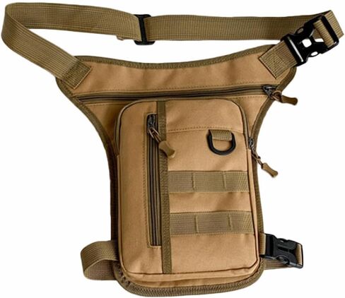 Nylon Drop Leg Bag Motorcycle Bike Thigh Bag Military Tactical Ride Cross Crossbody Pack Cycling Hiking Waist Pouch Digital Camouflage in Saudi Arabia