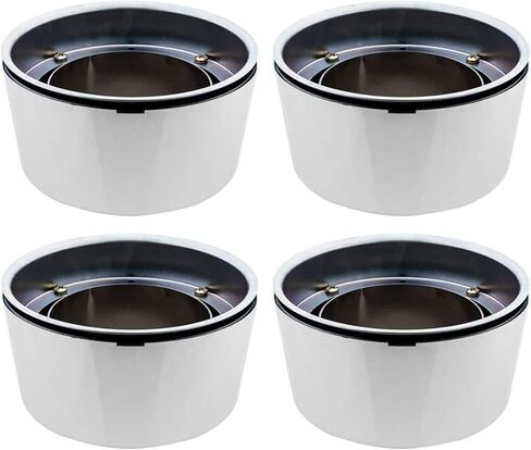 8 Lug 16 Inch Chrome Wheel Center Hub Caps Nut Covers Alloy Compatible with 1995-1997 Ford F-250 F-350 Truck Compatible with 1995-2008 Ford E-150 E-250 E-350 E-450 Van 909-035, 75A1A096EA, YL341A096DA in Saudi Arabia