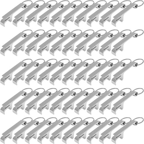 50 Pack Metal Bottle Opener Keychain Bulk, Portable Beer and Soda Opener (Purple) in Kuwait