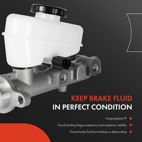 A-Premium Brake Master Cylinder مع خزان وقبعة متوافقة مع مركبات فورد ولينكولن وميركوري- كراون فيكتوريا ، سيارات تاون ، جراند ماركيز ، مارودر- يحل محل 1W1Z2140AA in Kuwait