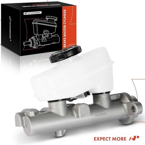 A-Premium Brake Master Cylinder مع خزان وقبعة متوافقة مع مركبات فورد ولينكولن وميركوري- كراون فيكتوريا ، سيارات تاون ، جراند ماركيز ، مارودر- يحل محل 1W1Z2140AA in Kuwait