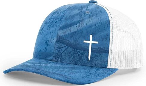 Trenz Shirt Company Christian Embroidered Cross Hat in Kuwait