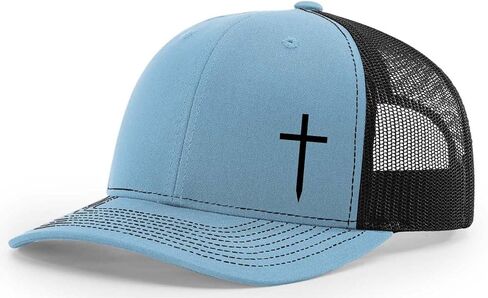 Trenz Shirt Company Christian Embroidered Cross Hat in Kuwait