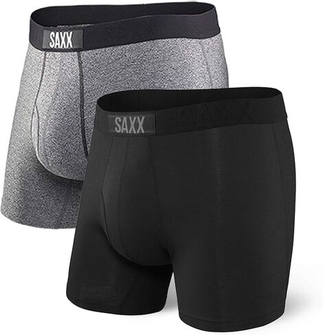 SAXX الملابس الداخلية شركة بوكسر رجالي فائق النعومة للغاية 2 قطعة، Racer Blue/Black، XX-Large in Kuwait