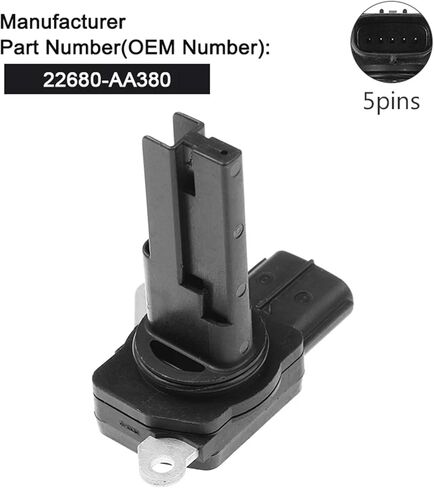 محول مستشعر تدفق الهواء مستشعر مستشعر مستشعر مستشعر مستشعر متوافق مع سوبارو فورستر Impreza WRX STI Crosstrek 08-16 22680AA380 22680-AA380 197400-5111 MOUNT MOUNT BASE in Kuwait