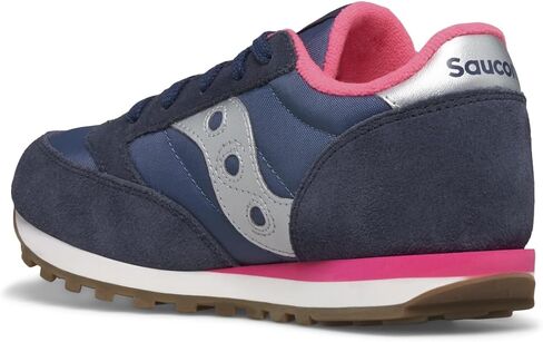 حذاء رياضي Saucony Jazz Original (الطفل الكبير الصغير)، رمادي/أزرق/برتقالي، 2 US للجنسين in Saudi Arabia