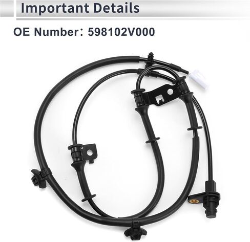 مستشعر سرعة عجلات ABS مستشعر ABS ABS مستشعر مكابح مضاد للانغلاق رقم 598102V000 لـ Hyundai Veloster SE 2011-2014 in Saudi Arabia