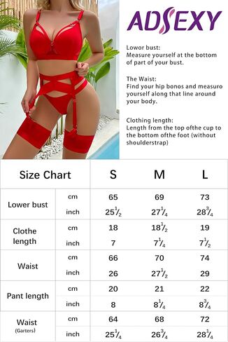 Lingerie for Women Sexy Garter Lingerie Set Underwire Strappy Corset Lingerie Push Up 5 Piece Bra Lingerie Set in Kuwait