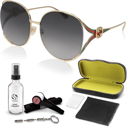 نظارة شمسية Gucci GG0225S: نظارات إطار مربعة أنيقة مع مجموعة متميزة - مثال على الرفاهية والأناقة in Saudi Arabia
