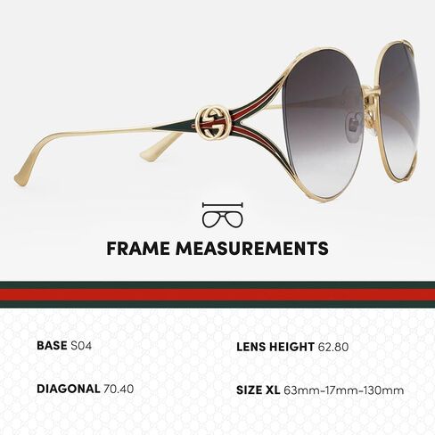 نظارة شمسية Gucci GG0225S: نظارات إطار مربعة أنيقة مع مجموعة متميزة - مثال على الرفاهية والأناقة in Saudi Arabia