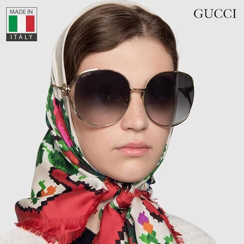 نظارة شمسية Gucci GG0225S: نظارات إطار مربعة أنيقة مع مجموعة متميزة - مثال على الرفاهية والأناقة in Saudi Arabia