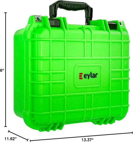 حافظة مسدس صلبة تكتيكية من Eylar مقاومة للماء والصدمات مع رغوة معتمدة من إدارة أمن المواصلات الأمريكية مقاس 13.37 بوصة و11.62 بوصة و6 بوصة in Kuwait