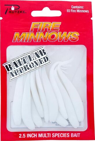 Fire Minnow Lure Minnow Bait for Ice Fishing & More - Versatile, Durable Artificial Fishing Lure for Bass, Crappie, Perch, Walleye & Trout in Saudi Arabia