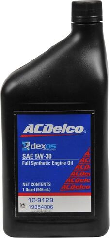 ACDelco GM Original Equipment 10-9129 (19354306) dexos2� Full Synthetic 5W-30 Motor Oil - 1 qt (Pack of 12) in Saudi Arabia