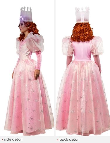 Rubies The Wizard of Oz: Glinda Costume for Adults, Women's Large in Saudi Arabia