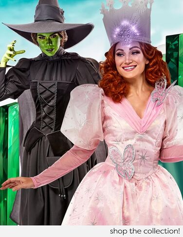 Rubies The Wizard of Oz: Glinda Costume for Adults, Women's Large in Saudi Arabia