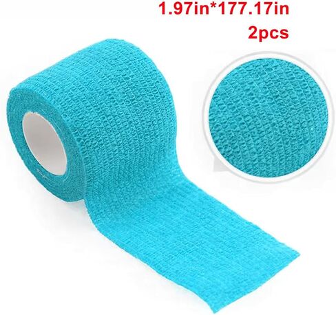 Car Steering Wheel Cover Wrap Tape, 2PCS Non-Slip Sweat-Absorbent Steering Wheel Protective Strap Bandage, Breathable Vehicle Interior Accessories, Universal for SUV RV Truck (Black) in Kuwait