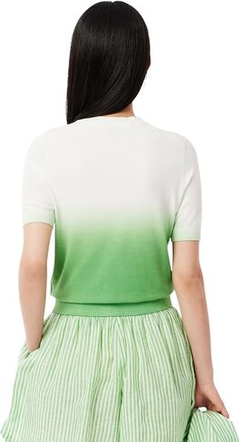 Lacoste Women's Ombre Effect Short Sleeve Top in Saudi Arabia
