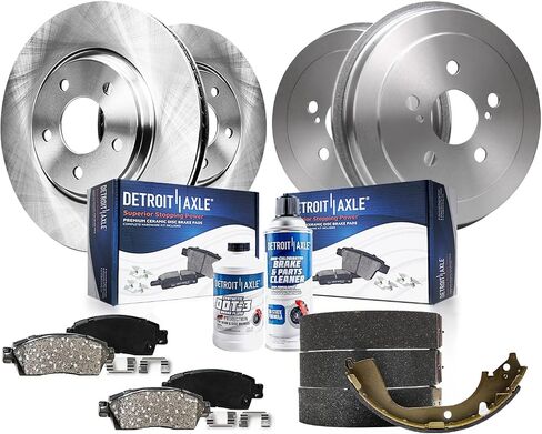 Detroit Axle - مجموعة الفرامل لـ 04-08 Toyota Prius استبدال 2004 2005 2006 2007 2007 دوارات الفرامل القرص in Saudi Arabia
