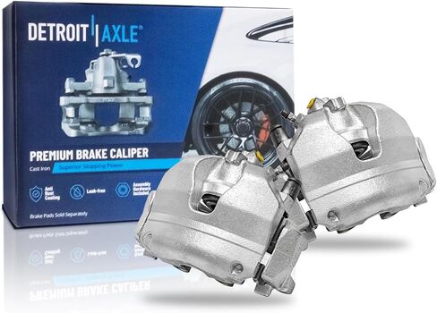 Detroit Axle - Front Brake Calipers for Ford Escape Focus Transit Connect Lincoln MKC, Disc Brake Calipers with Bracket Replacement Brake Calipers Assembly in Saudi Arabia
