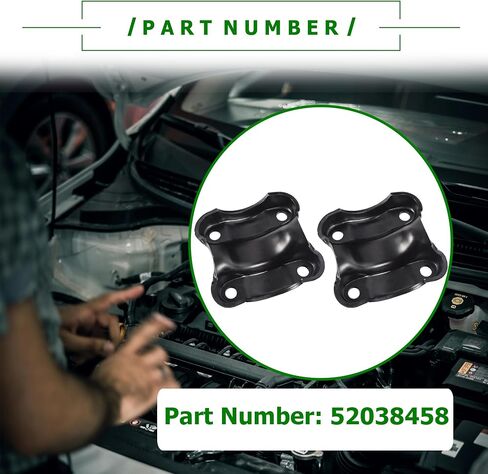 PartsFlow Pair Rear Leaf Spring U-Bolt Plate Compatible with Dodge Ram 1500 1995-1999 Ram 2500 3500 1995-2002 Replace 52038458 in Saudi Arabia