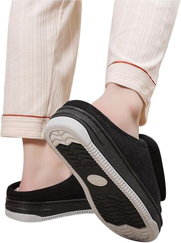 صنادل السكري المسنين للرجال نساء على نطاق واسع النعال غير المنزلق غير المفتوح وذمة مرض السكري منتفخة القدمين النعال بعد صحة الأحذية الجراحية الداخلية التهاب المفاصل in Kuwait