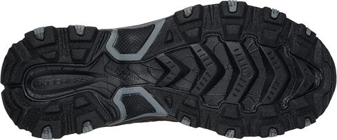 حذاء Skechers للرجال، Stamina AT - حذاء المشي لمسافات طويلة من Upper Stitch - عرض واسع أسود/أسود in Saudi Arabia