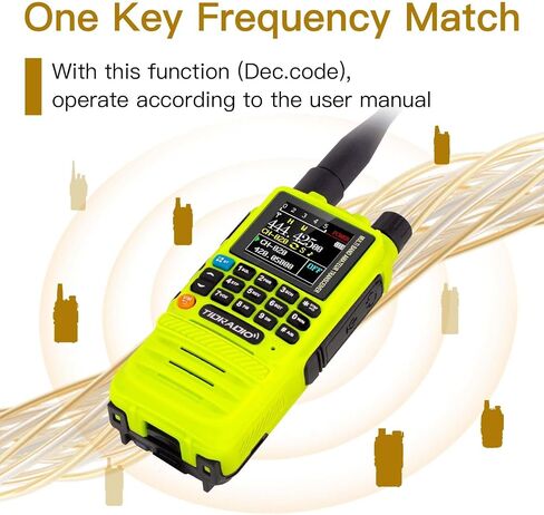 TIDRADIO TD-H3 GMRS Radio (4 Pack),USB-C Programming & Charging,Multi-Band Receiving Two-Way Radio,8pcs 2500mAh Battery,AM/FM Reception,NOAA VOX SCAN,Walkie Talkie with Earpiece & Airband Antenna in Kuwait