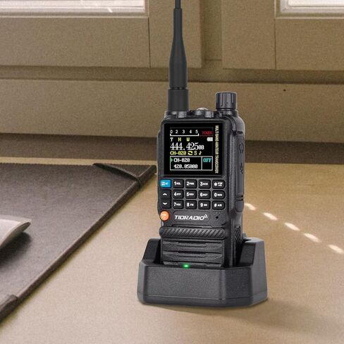 TIDRADIO TD-H3 GMRS Radio (4 Pack),USB-C Programming & Charging,Multi-Band Receiving Two-Way Radio,8pcs 2500mAh Battery,AM/FM Reception,NOAA VOX SCAN,Walkie Talkie with Earpiece & Airband Antenna in Kuwait