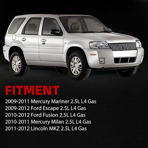Mitzone ترقية صمام الألمنيوم أغطية مجموعة متوافقة مع Ford Fusion Escape Mercury Mariner Milan Lincoln MKZ 2.5L 3.5L 3.5L 2009-2012 9E5Z6582G 9E5Z6582E 9E5Z6582D 9E5Z6582C 9E5Z6582BB in Saudi Arabia